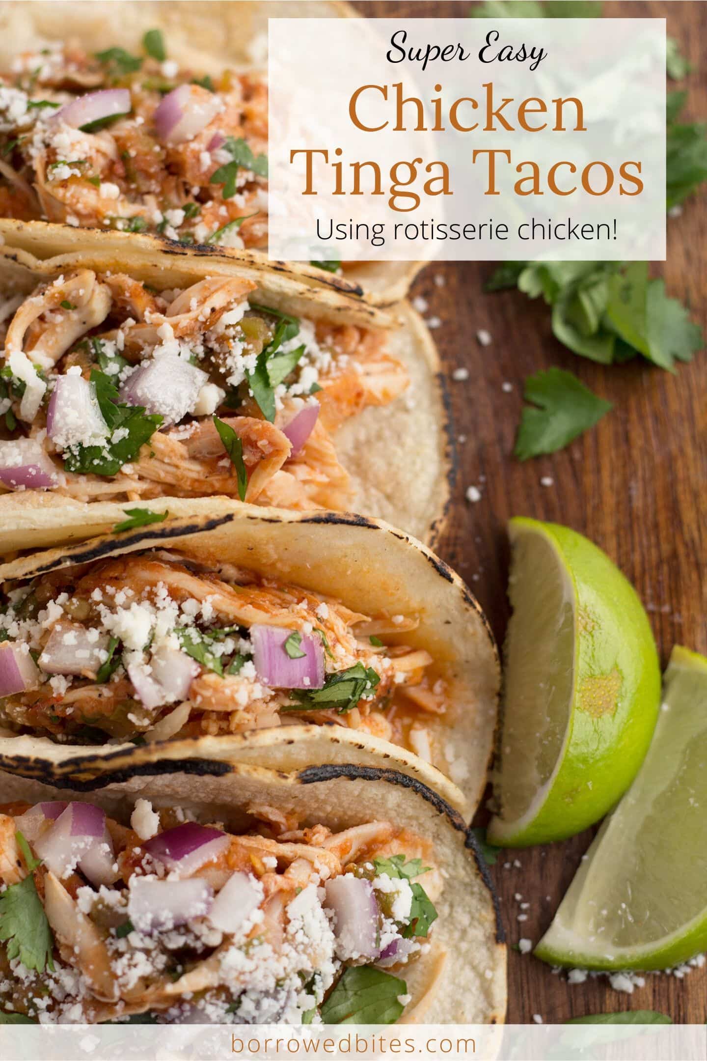 Easy Tinga De Pollo (chicken Tinga Tacos With Rotisserie Chicken 