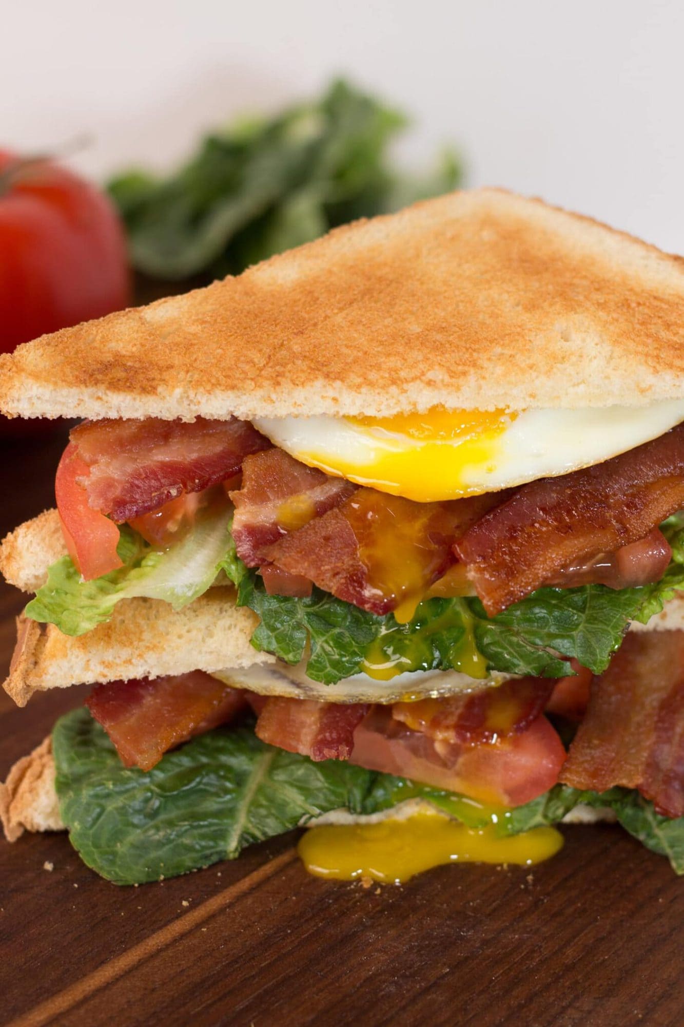 BELT Sandwiches (BLT + Egg) - Borrowed Bites