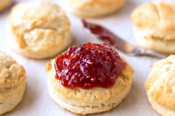 The Easiest Cream Biscuits - Borrowed Bites