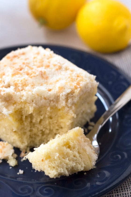 Lemon Curd Coffee Cake - Borrowed Bites