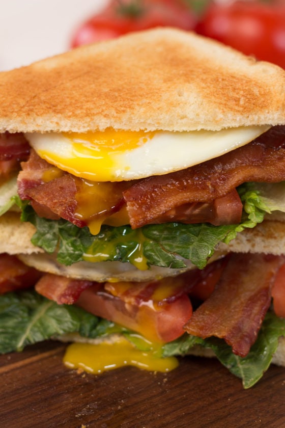 BELT Sandwiches (BLT + Egg) - Borrowed Bites