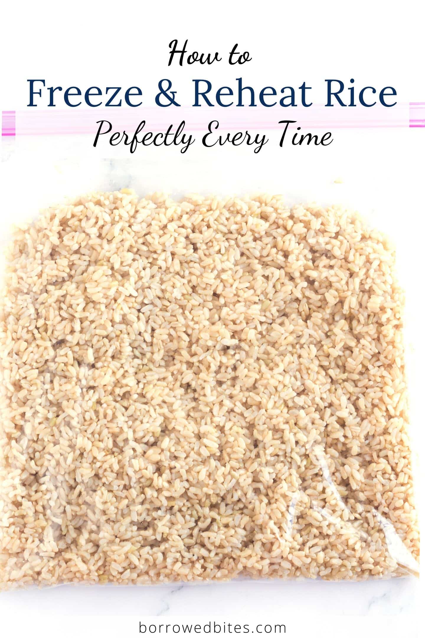 How to Freeze and Reheat Cooked Rice Borrowed Bites