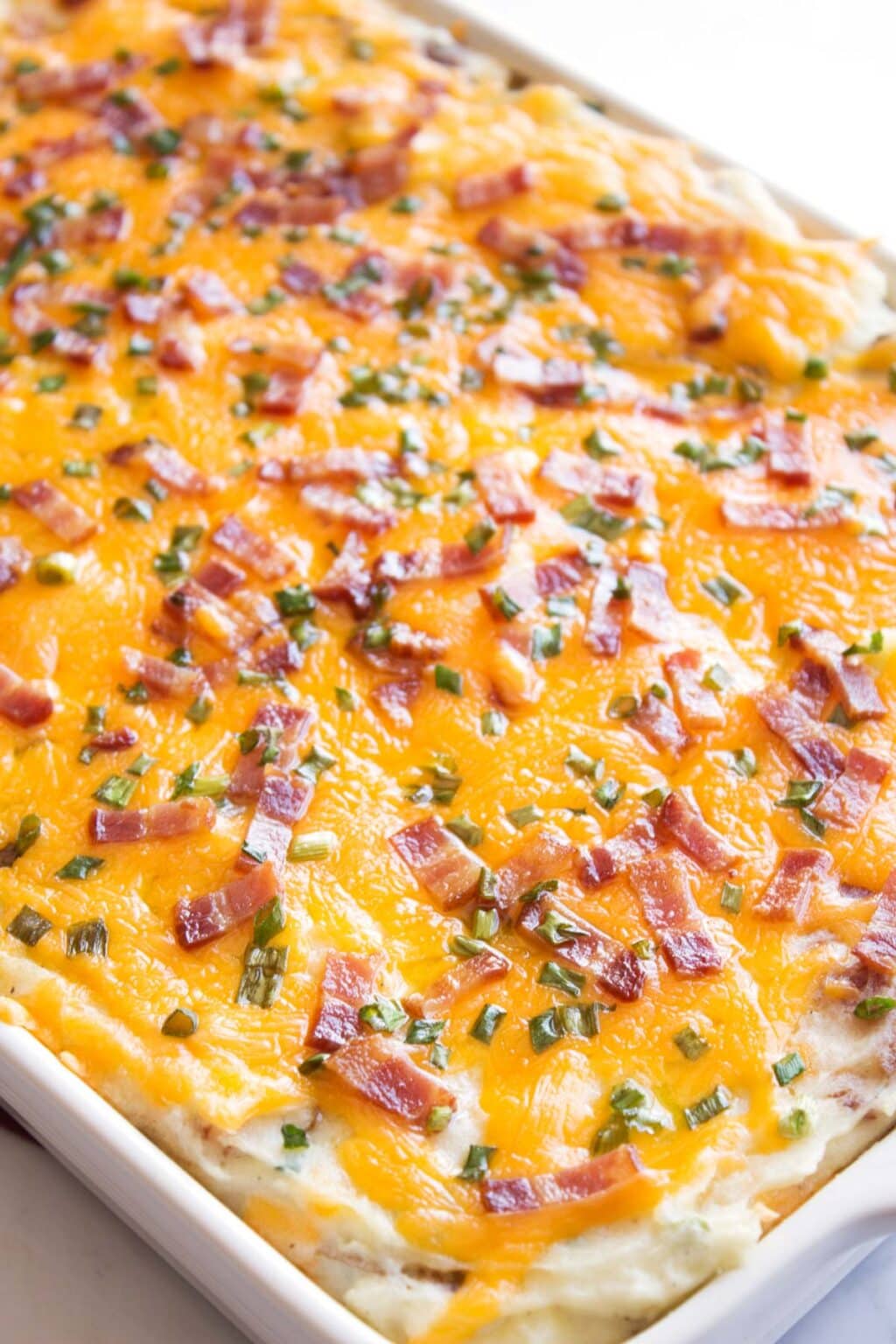 Yummy Loaded Baked Potato Casserole - Borrowed Bites