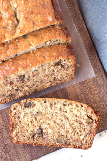 Easy and Moist Banana Bread - Borrowed Bites