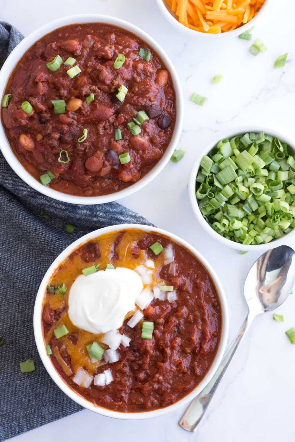 EASY Carroll Shelby Chili (w/ options for a crowd)