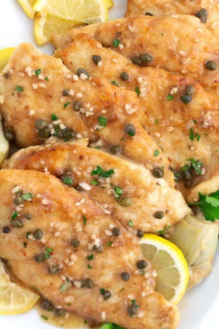 Simple Chicken Piccata With Artichokes And White Wine Borrowed Bites 5151