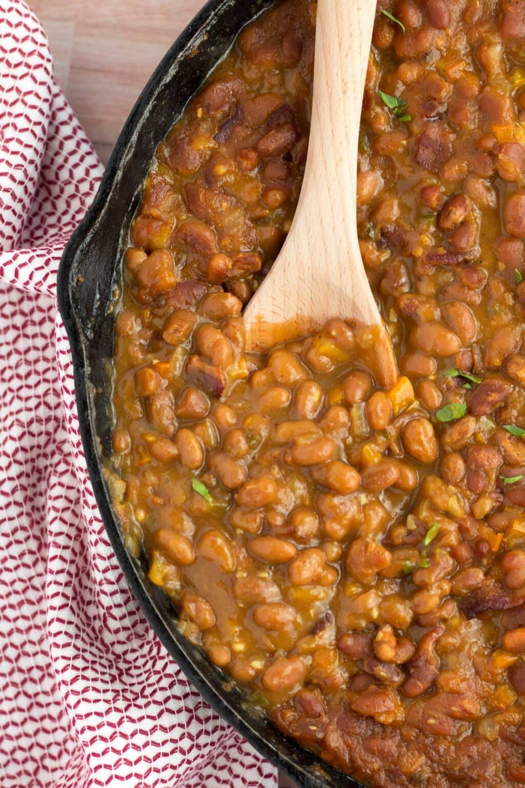 Thick Rich Canned Baked Beans Borrowed Bites