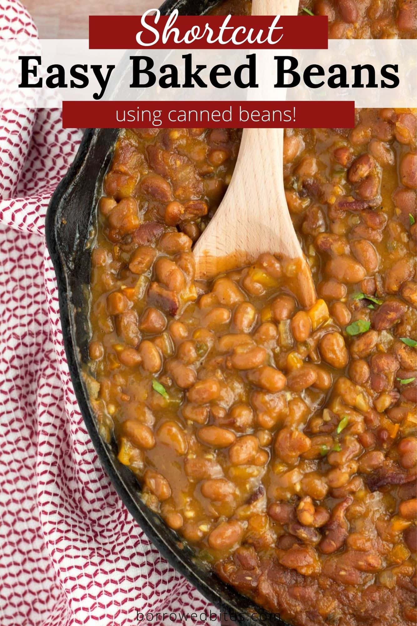 Thick & Rich Canned Baked Beans - Borrowed Bites