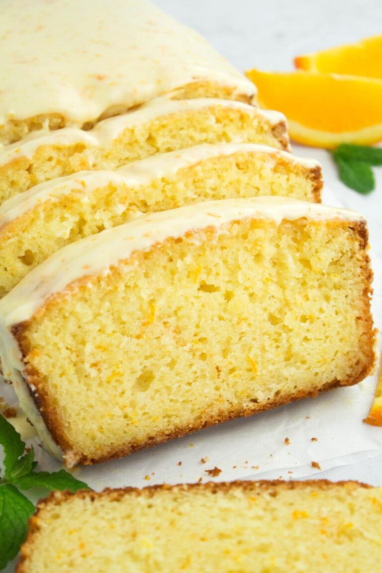 MOIST Orange Loaf Cake (with oil) - Borrowed Bites