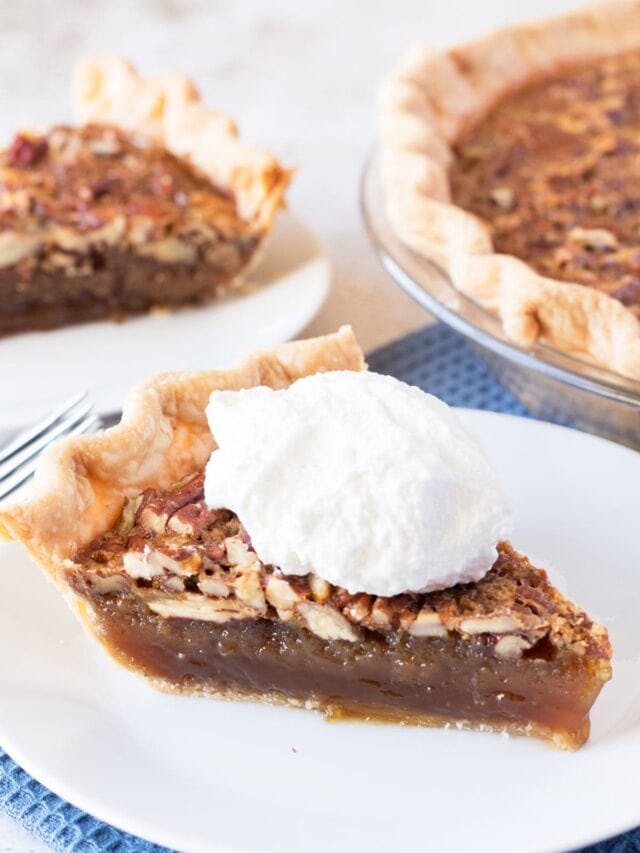 Easy Pecan Pie (without corn syrup) - Borrowed Bites