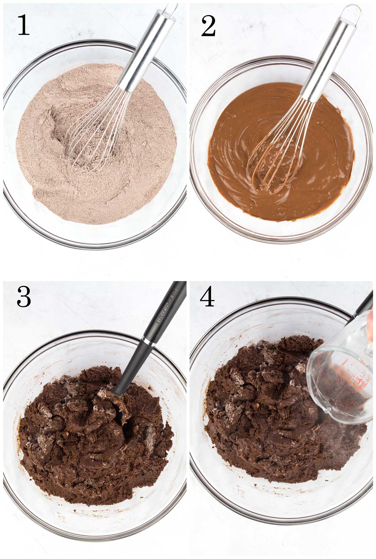 Step-by-step instructions for how to make chocolate bread.