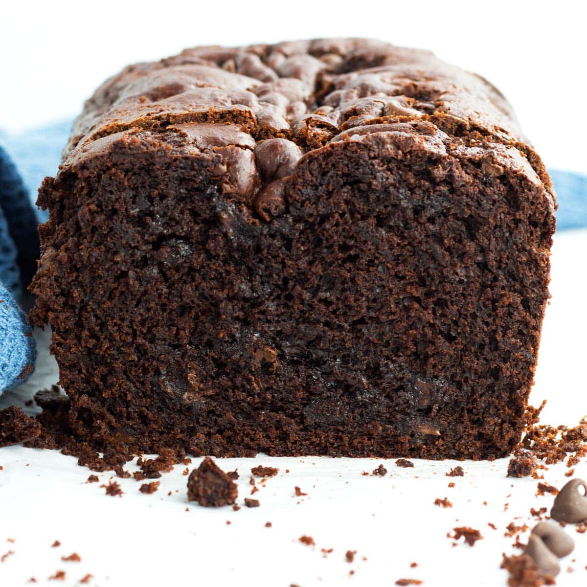 Gluten Free Triple Chocolate Loaf Cake - The Loopy Whisk