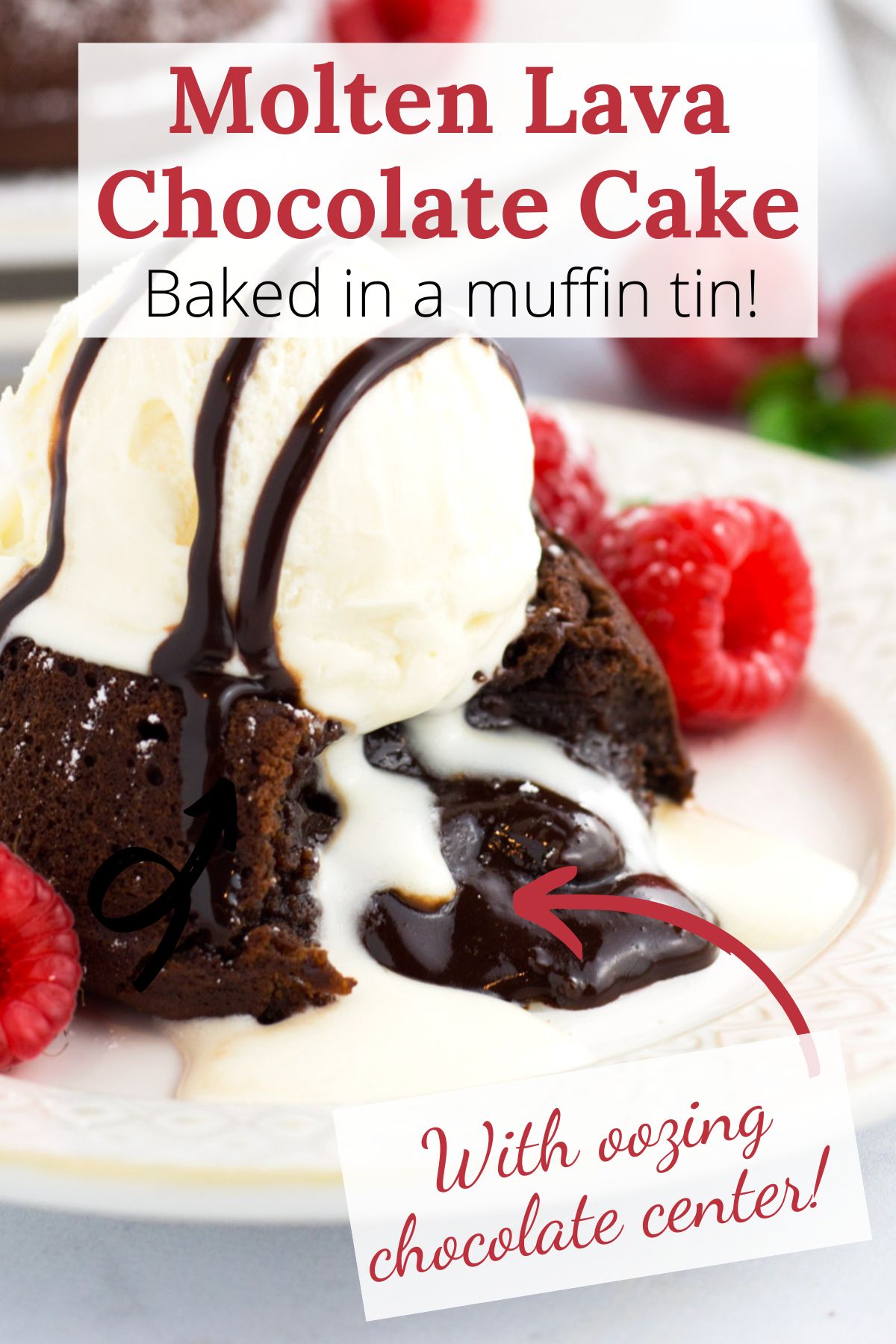 Molten Chocolate Lava Cakes (In Muffin Tins) - Borrowed Bites