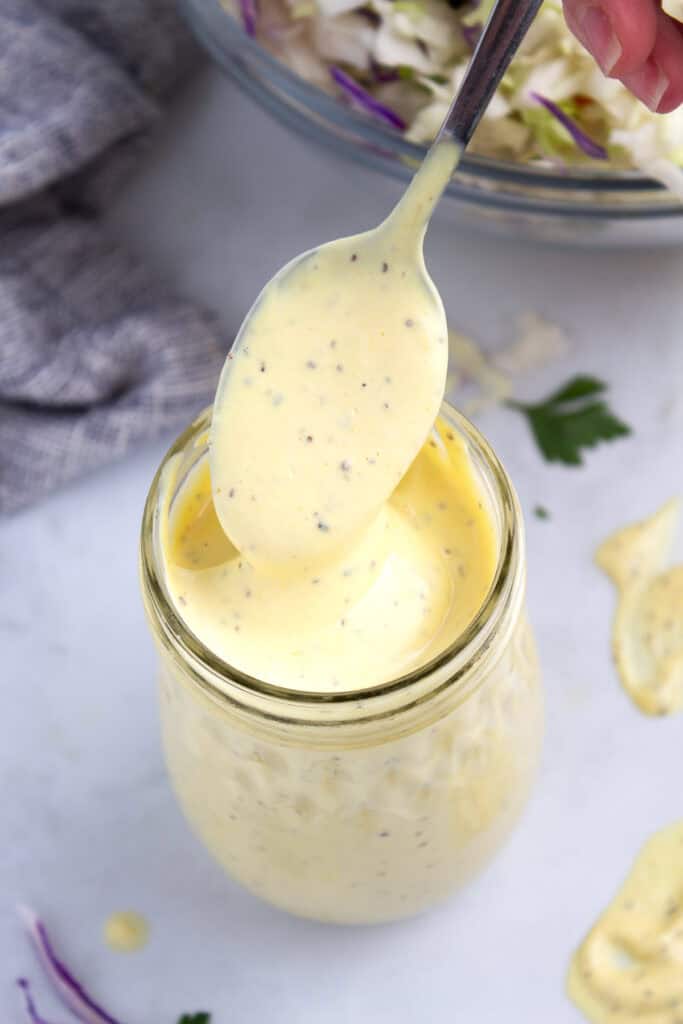 Cabbage Dressing Recipe Coleslaw Dressing Recipe (Quick & Easy Homemade) - Borrowed Bites
