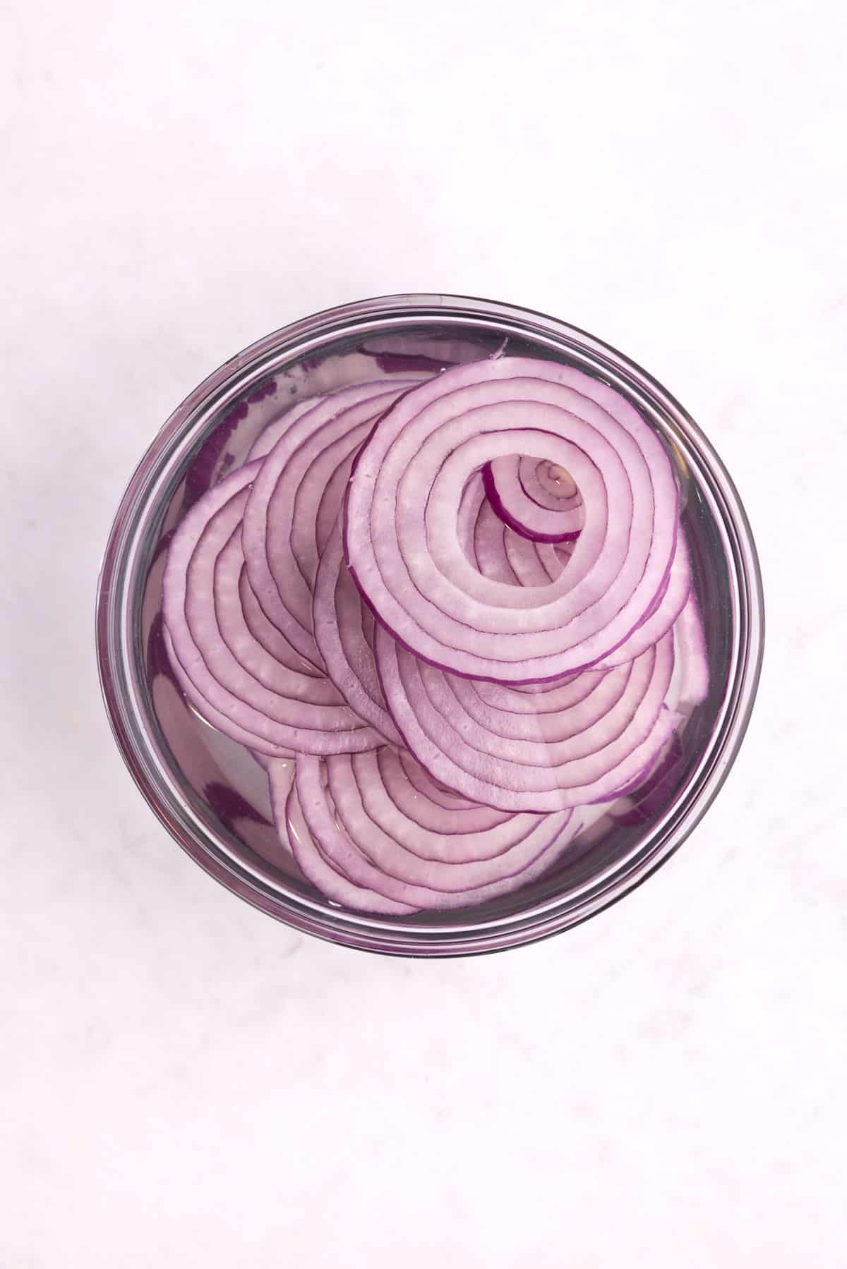 Onions in a small bowl.